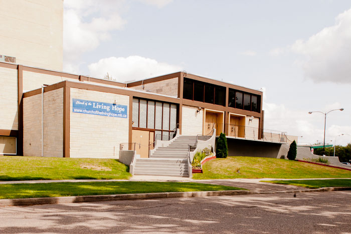 Exterior of the church building